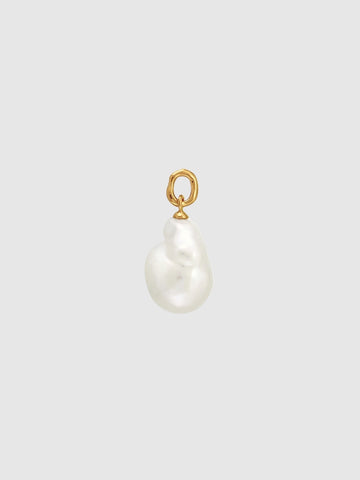 Baroque Freshwater Pearl Charm Gold Main