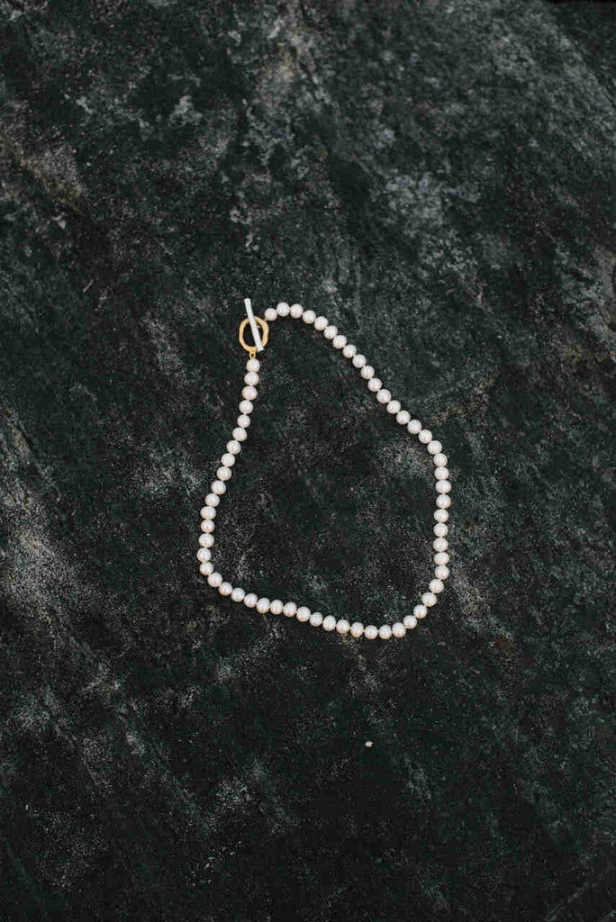 Hand-Knotted Freshwater Pearls - Closeup Detail