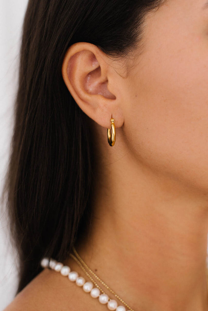 Pond Classic Hoop Earrings Silver fit