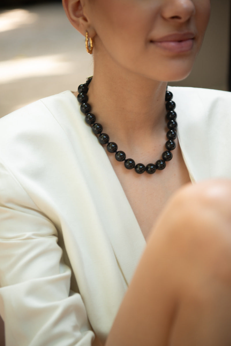 Ola onyx necklace – Nashira Arno Studio